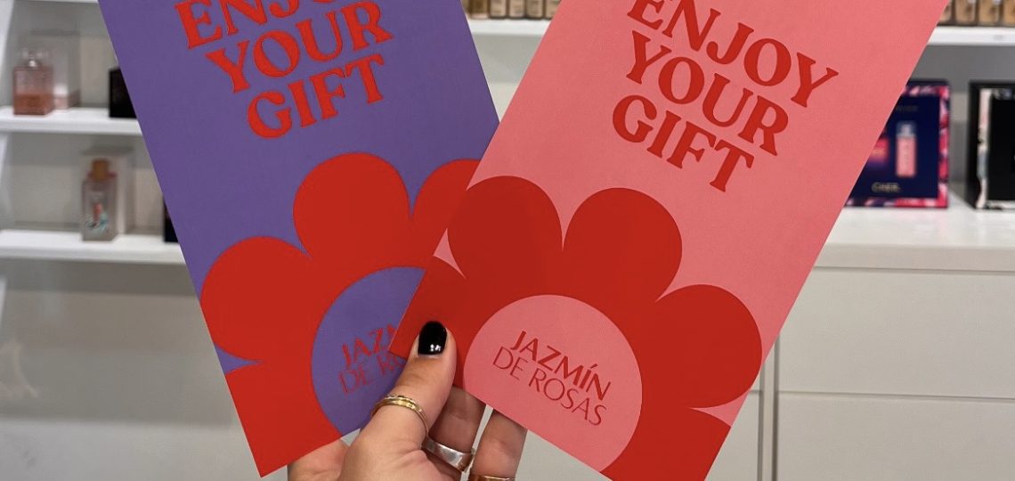 Postales de Gift Card de Jazmin de Rosas